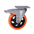 PVC wheel Rotating with brake